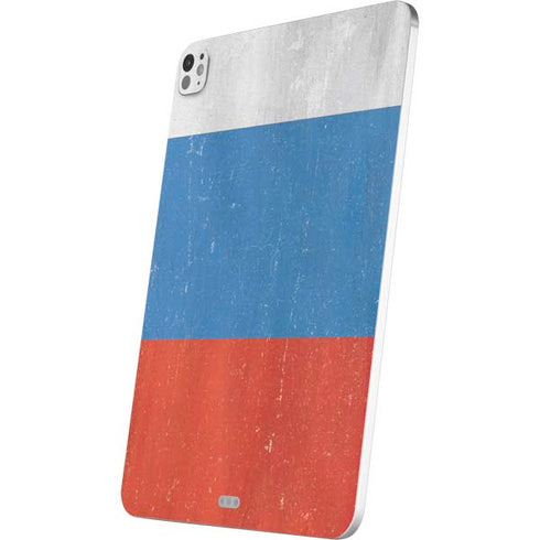 Russian Flag Distressed iPad Pro 13in M4 (2024) Skin